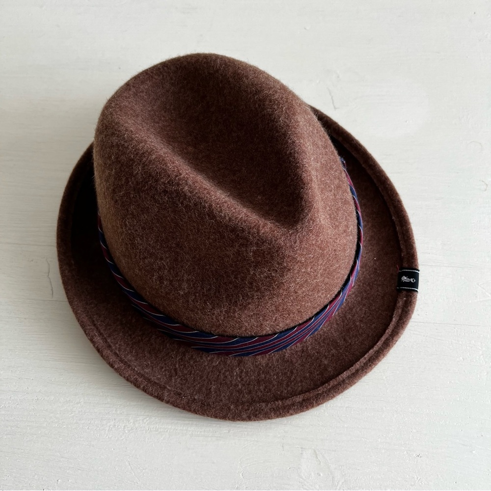 Brown wool hat unisex
